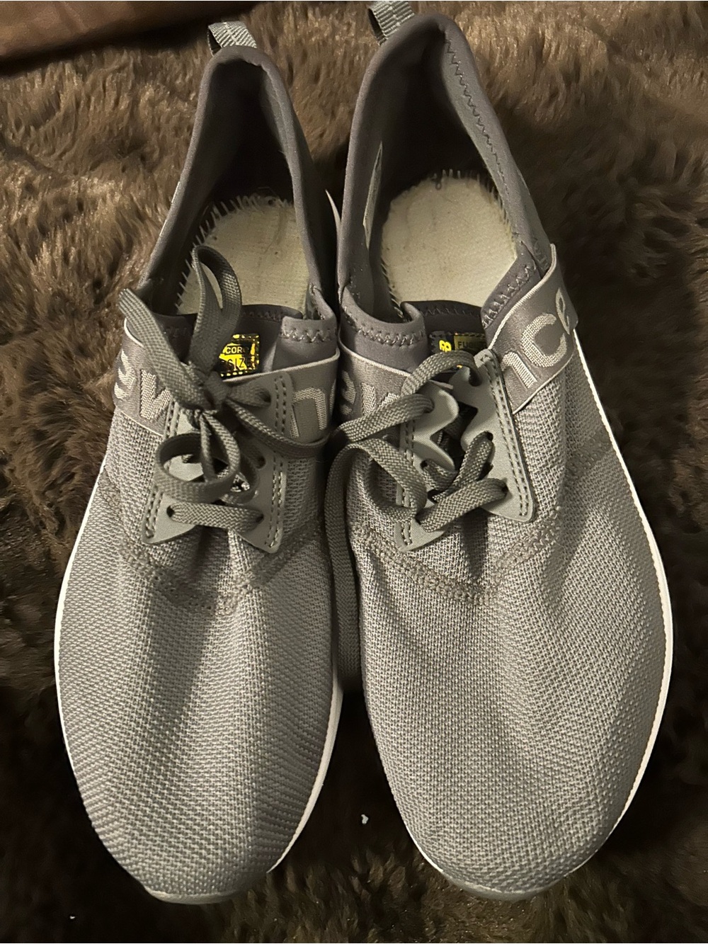 EUC New Balance Women’s Gray Mesh Lace-Up Sneakers